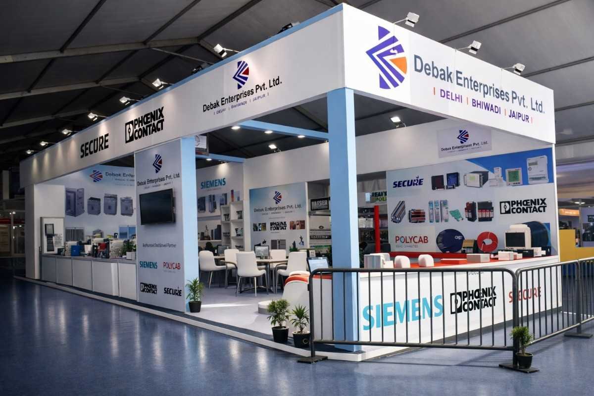 Debak Enterprises Pvt. Ltd. exhibition stall designed and built by Bizcartel India