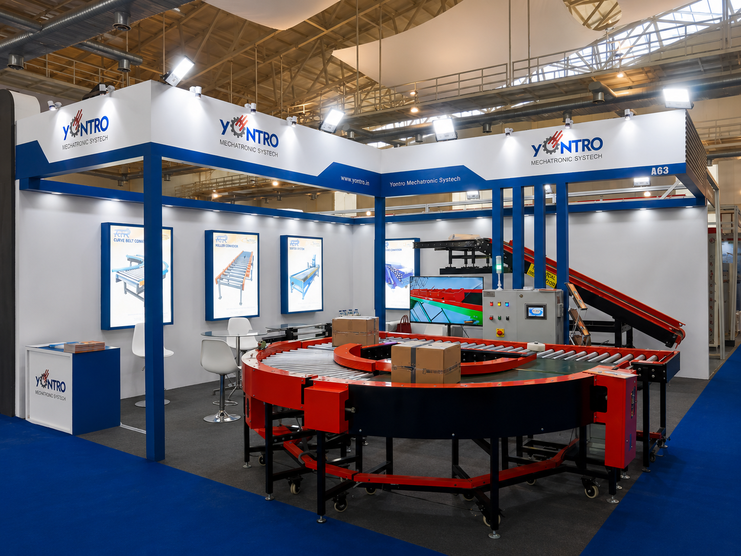 Yontro Mechatronic Systech exhibition stall