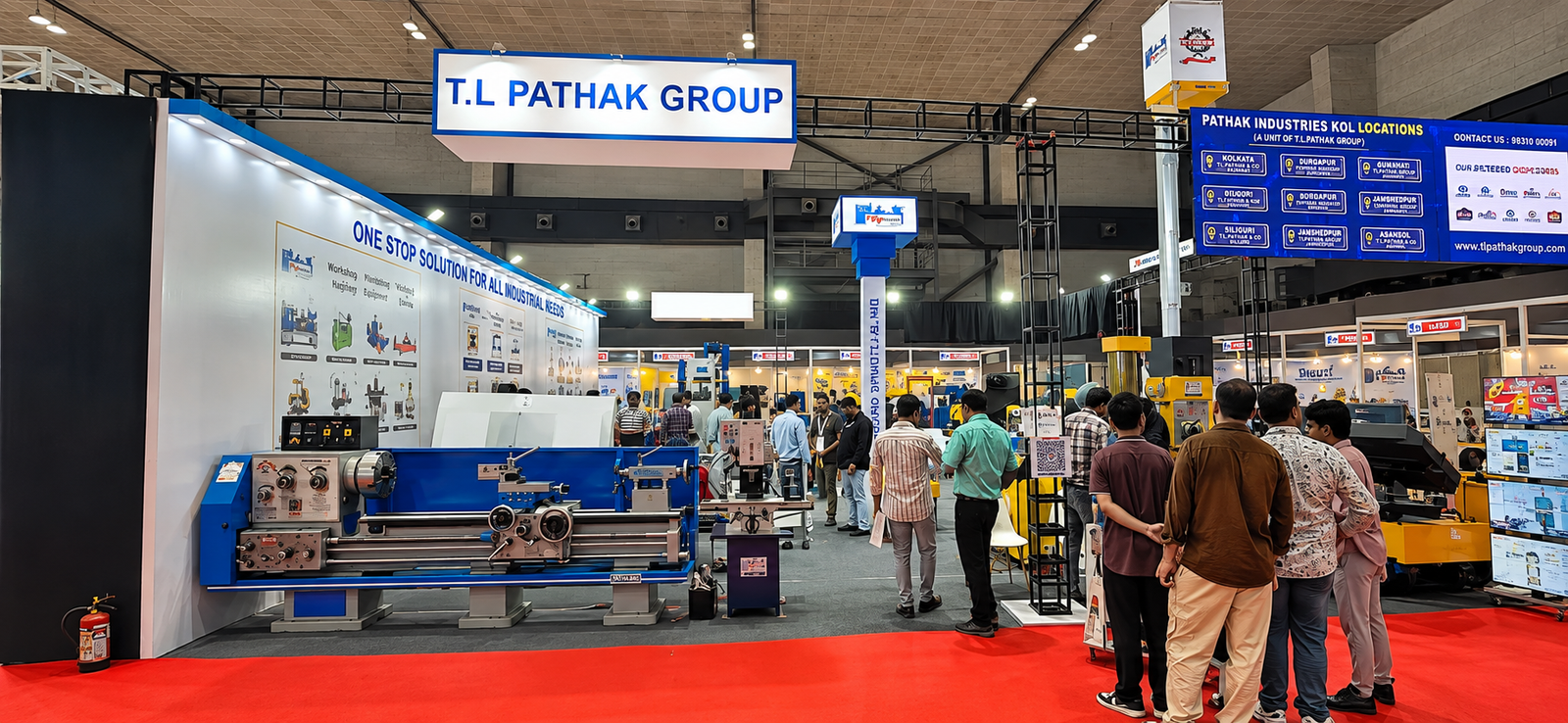 T.L Pathak Group exhibition stall designed and built by Bizcartel India